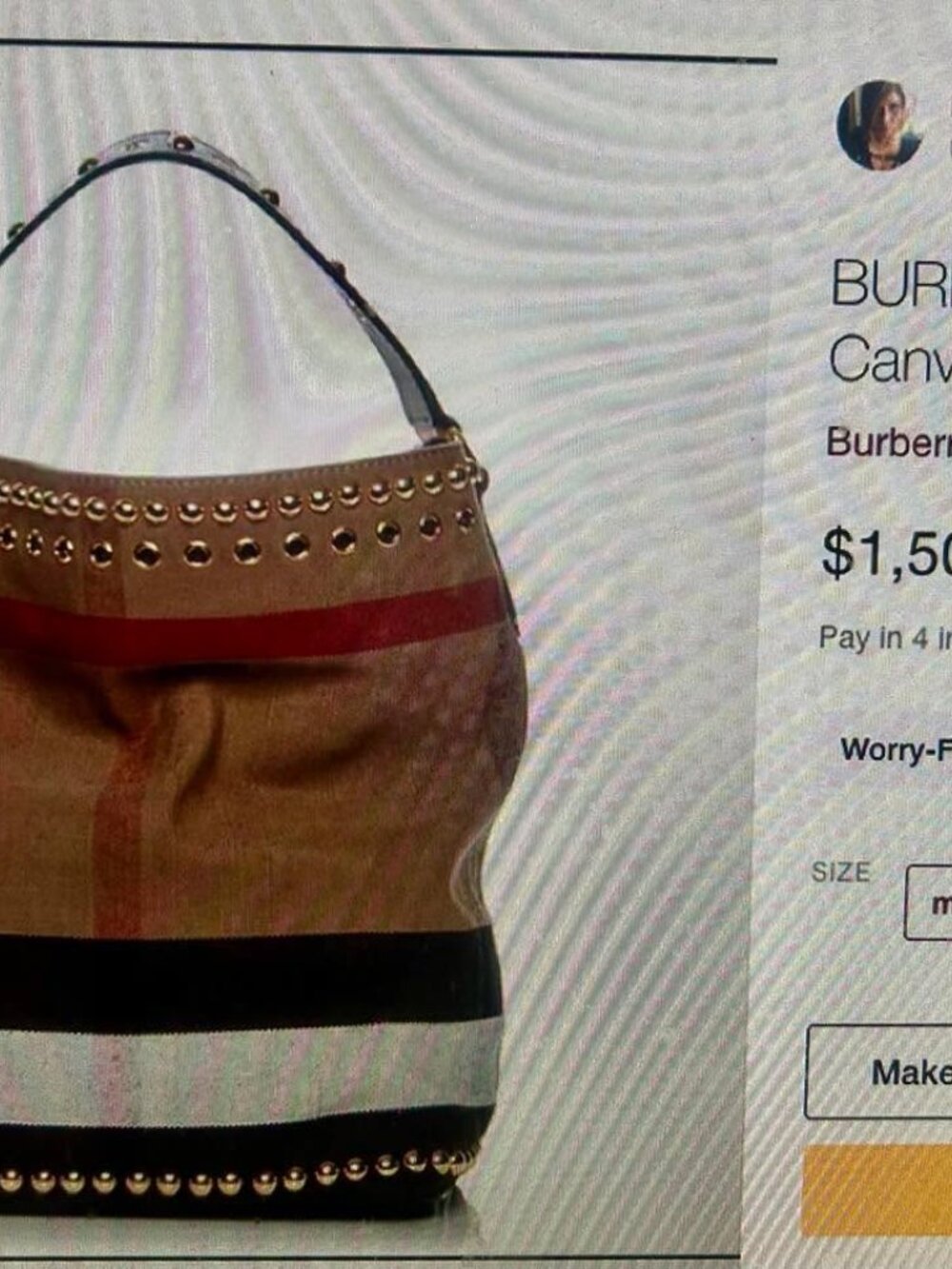 Burberry Authentic Ashby Hobo Nova Bag - Picture 3 of 13